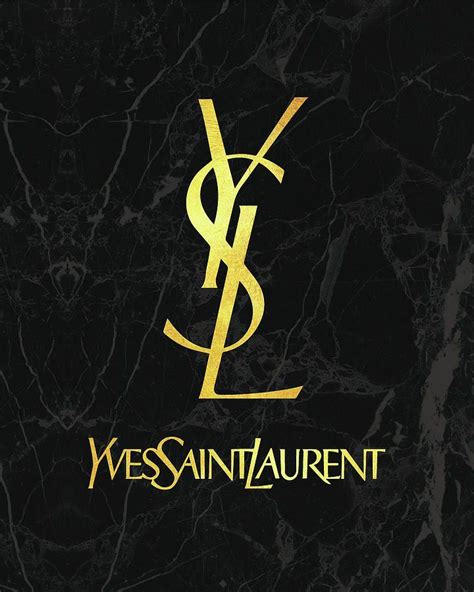 ysl gold logo|ysl logo design.